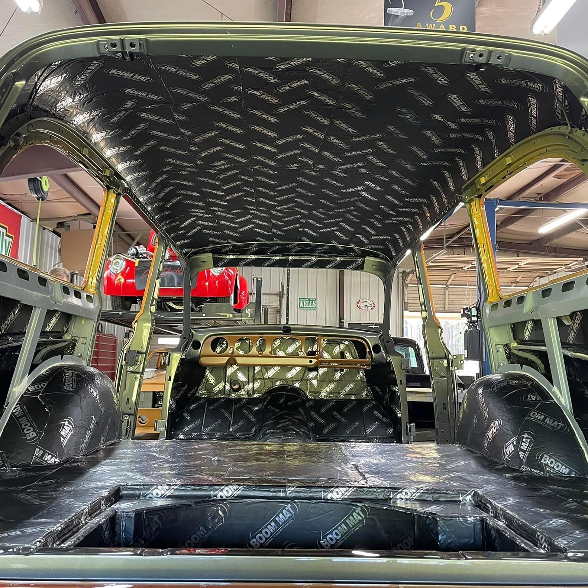 Eight 12 inch by 12-1/2 inch sheets of Boom Mat. by Design Engineering