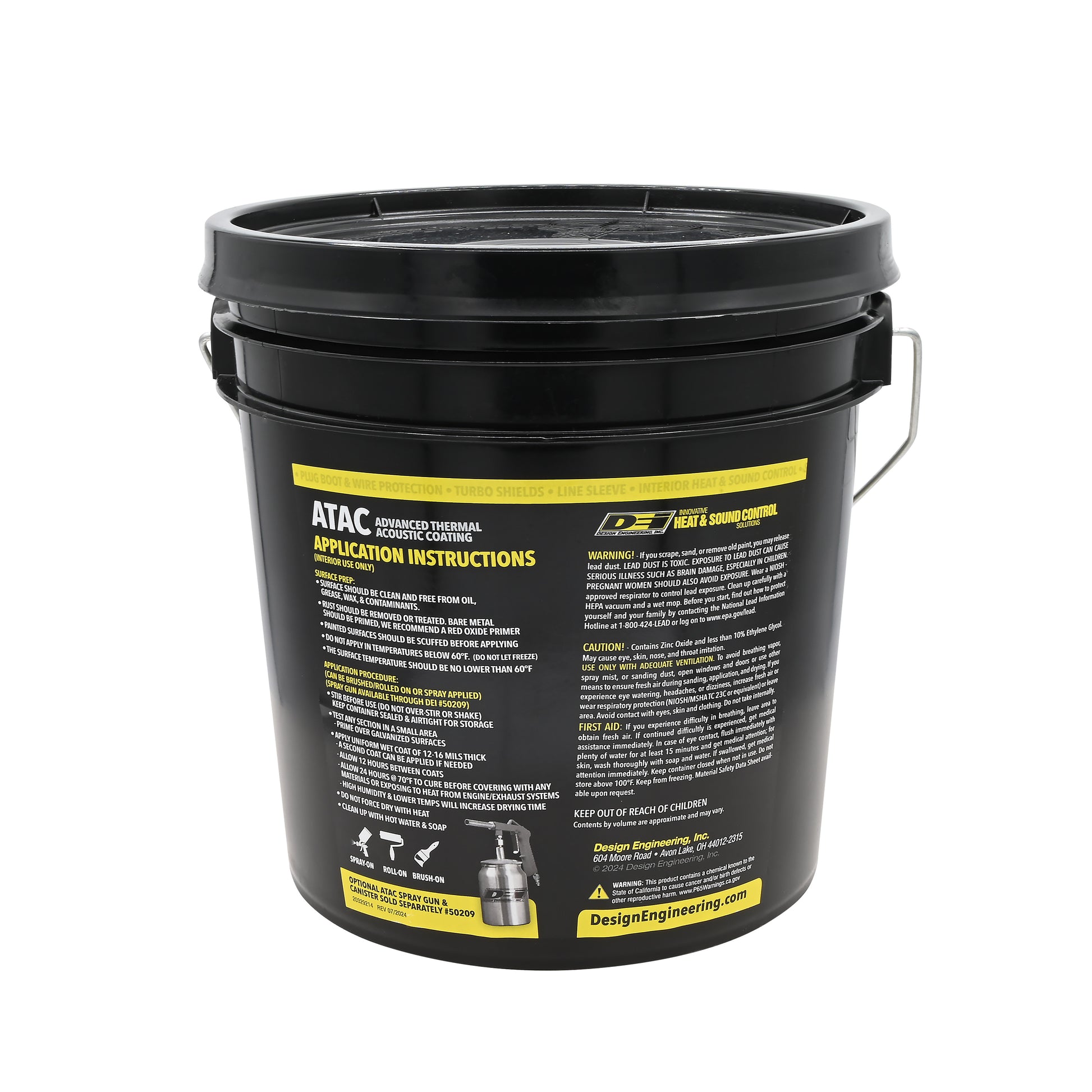 ATAC Thermal Acoustic Coating 1 Gallon by Design Engineering