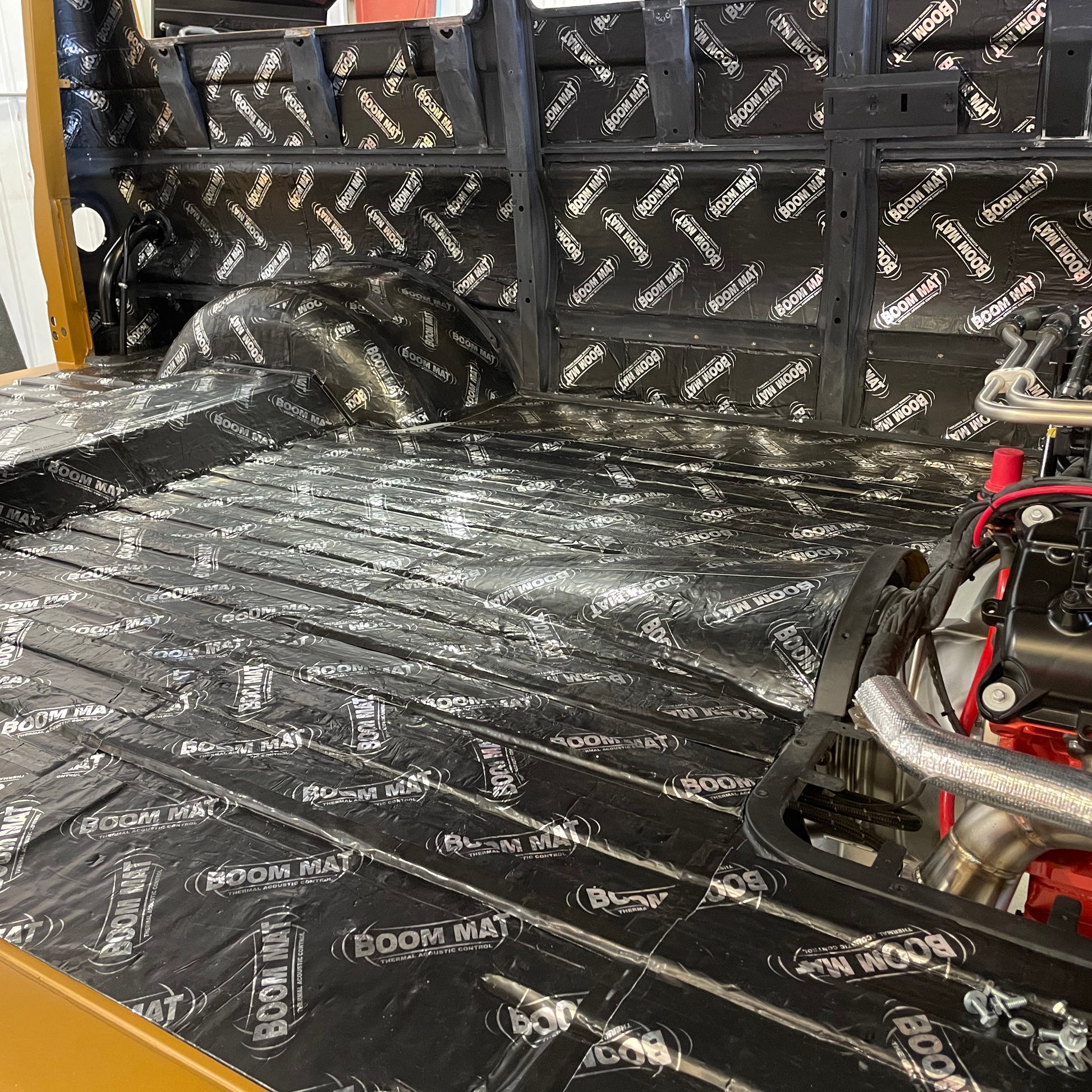 Ten 24 inch by 12-1/2 inch sheets of Boom Mat. by Design Engineering