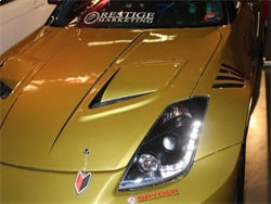 (Spyder Signature) Projector Headlights - DRL - Black by Spyder Auto