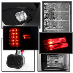 (Spyder) LED Tail Lights - Black by Spyder Auto