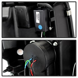 (Spyder Signature) Projector Headlights - Light Bar DRL - Black by Spyder Auto