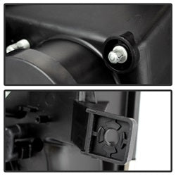 (Spyder Signature) Projector Headlights - Light Bar DRL - Black by Spyder Auto