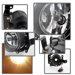 (Spyder) OEM Fog Lights W/Switch - Clear by Spyder Auto