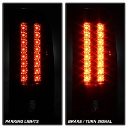 (Spyder) LED Tail Lights - Black Smoke by Spyder Auto