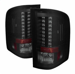 (Spyder) LED Tail Lights - Black Smoke by Spyder Auto