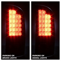 (Spyder) LED Tail Lights - Black Smoke by Spyder Auto