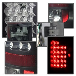 (Spyder) LED Tail Lights - Black Smoke by Spyder Auto