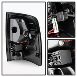 (Spyder) LED Tail Lights - Black Smoke by Spyder Auto