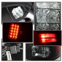 (Spyder) LED Tail Lights - Black Smoke by Spyder Auto