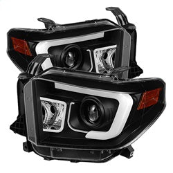 (Spyder Signature) Projector Headlights - Light Bar DRL - Black by Spyder Auto