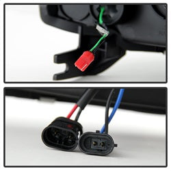 (Spyder Signature) Projector Headlights - Version 2 - Light Bar DRL - Black by Spyder Auto