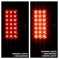(Spyder) LED Tail Lights - Black Smoke by Spyder Auto