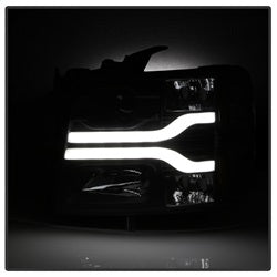 (Spyder Signature) Projector Headlights - Version 3 - LED DRL - Black by Spyder Auto