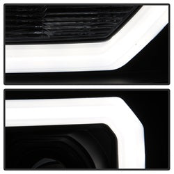 (Spyder Signature) Projector Headlights - Version 2 - Light Bar DRL LED - Black by Spyder Auto