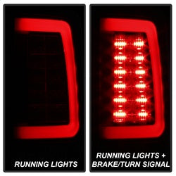 (Spyder) LED Tail Lights - Black Smoke by Spyder Auto