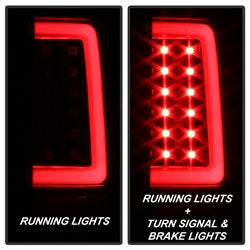 (Spyder) Light Bar LED Tail Lights - Version 3 - Black by Spyder Auto