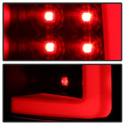 (Spyder) Light Bar LED Tail Lights - Version 3 - Black by Spyder Auto