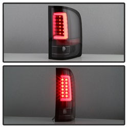 (Spyder) Light Bar LED Tail Lights - Version 3 - Black by Spyder Auto