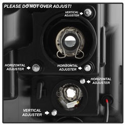 (Spyder Signature) Projector Headlights - Version 2 - Light Bar DRL - Black by Spyder Auto