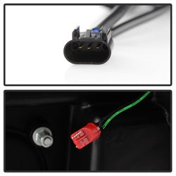 (Spyder Signature) Projector Headlights - Version 2 - Light Bar DRL - Black by Spyder Auto