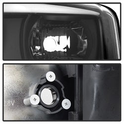 (Spyder Signature) Projector Headlights - Version 2 - Light Bar DRL - Black by Spyder Auto