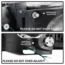 (Spyder Signature) Projector Headlights - Version 2 - Light Bar DRL - Black by Spyder Auto