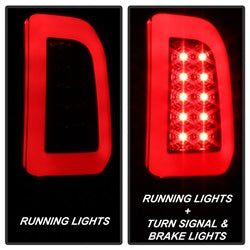 (Spyder) Light Bar LED Tail Lights - Version 3 - Black Smoke by Spyder Auto