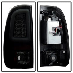 (Spyder) Light Bar LED Tail Lights - Version 3 - Black Smoke by Spyder Auto