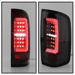 (Spyder) LED Tail Lights - Black Smoke by Spyder Auto