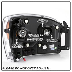 (Spyder Signature) Projector Headlights - Version 2 - Light Bar DRL - Black by Spyder Auto