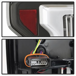 (Spyder) LED Tail Lights - Black by Spyder Auto