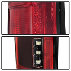 (Spyder) LED Tail Lights - Red Clear by Spyder Auto