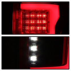 (Spyder) LED Tail Lights - Red Clear by Spyder Auto
