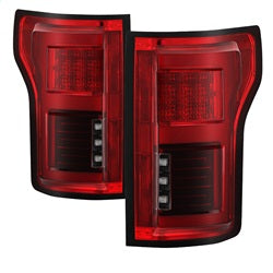 (Spyder) LED Tail Lights - Red Clear by Spyder Auto