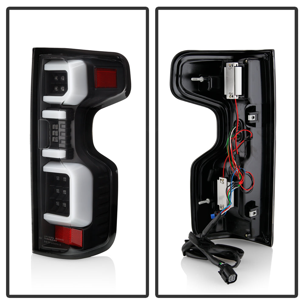 (Spyder) LED Tail Lights - Black by Spyder Auto