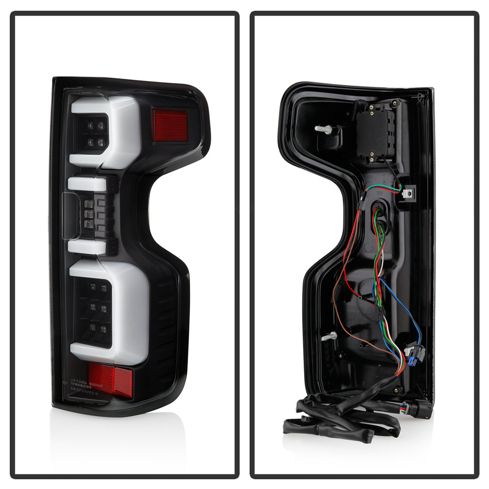 (Spyder) LED Tail Lights - Black by Spyder Auto