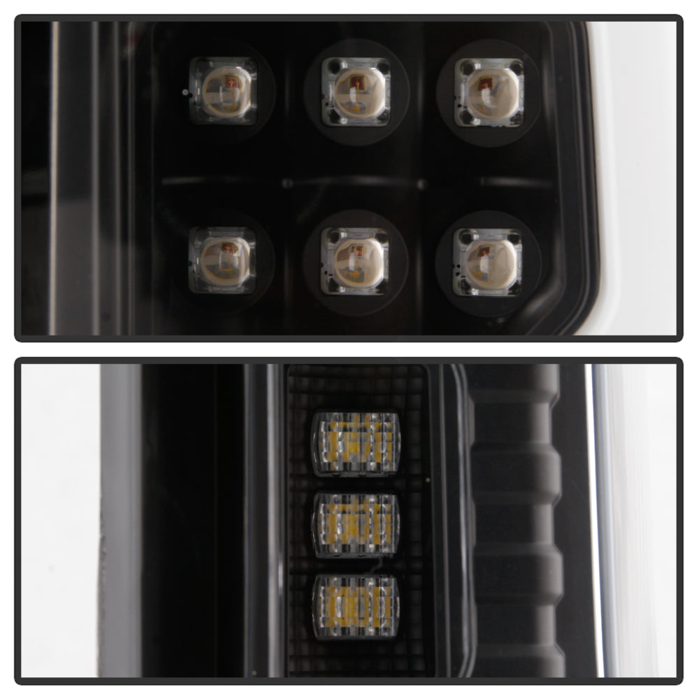 (Spyder) LED Tail Lights - Black by Spyder Auto