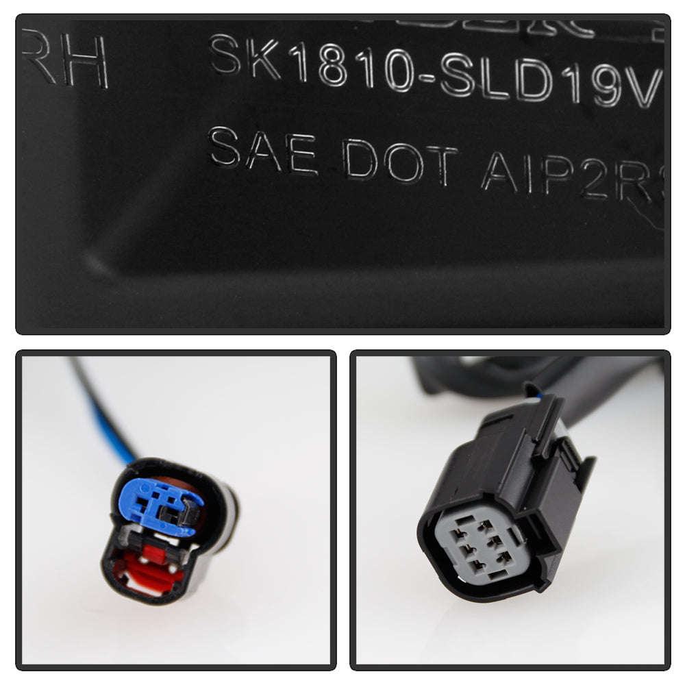 (Spyder) LED Tail Lights - Black by Spyder Auto
