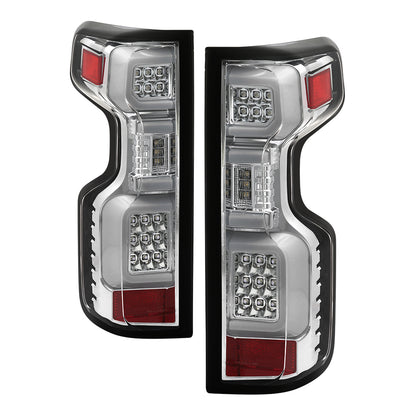 (Spyder) LED Tail Lights - Chrome by Spyder Auto