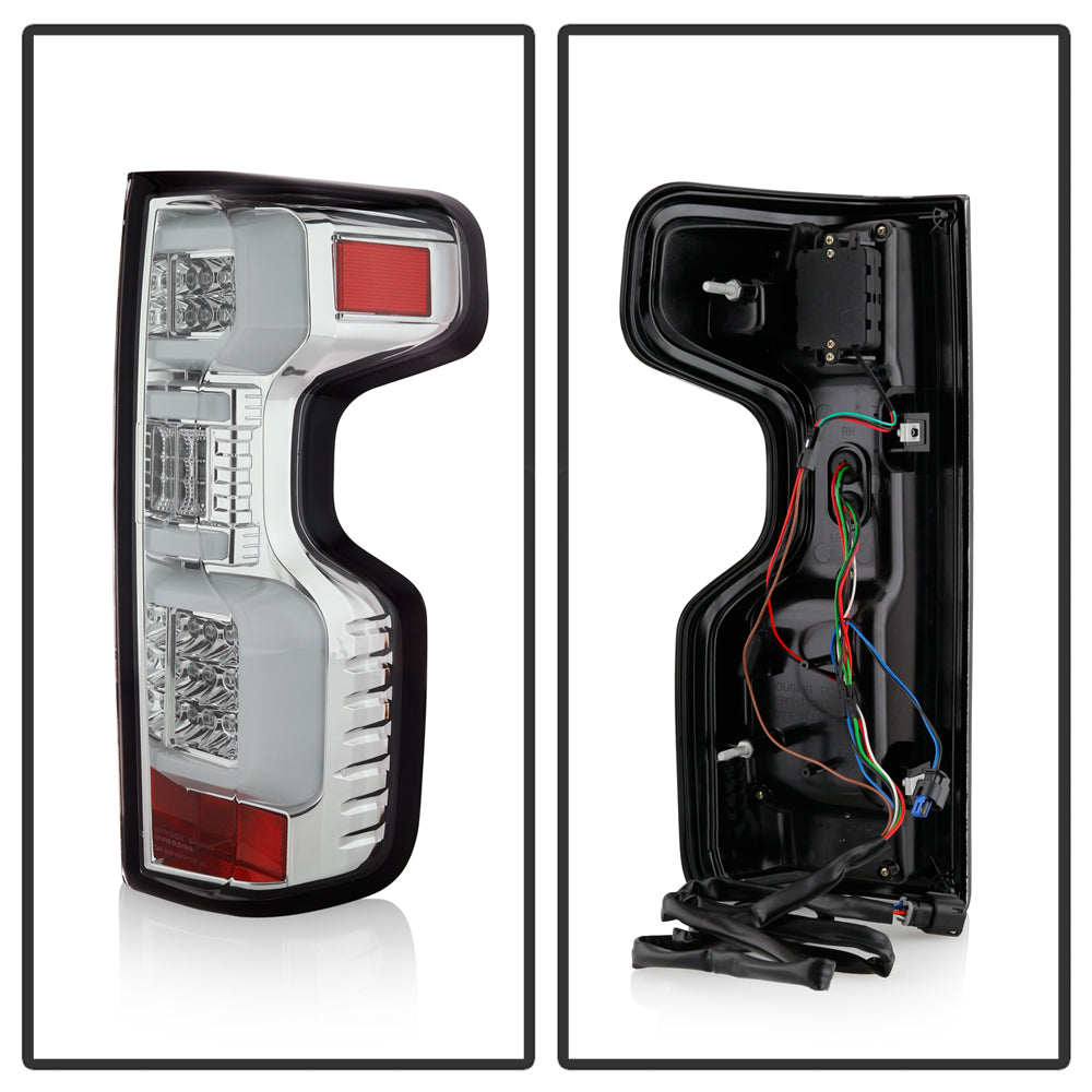 (Spyder) LED Tail Lights - Chrome by Spyder Auto