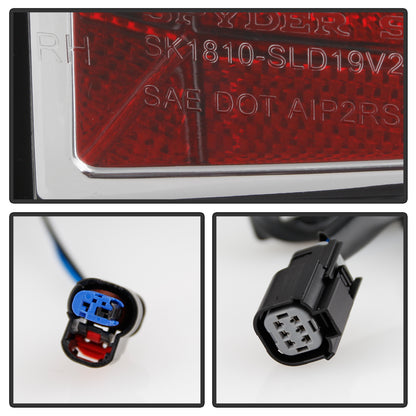 (Spyder) LED Tail Lights - Chrome by Spyder Auto