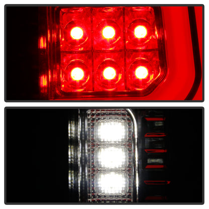 (Spyder) LED Tail Lights - Chrome by Spyder Auto