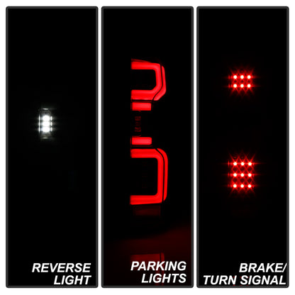 (Spyder) LED Tail Lights - Chrome by Spyder Auto