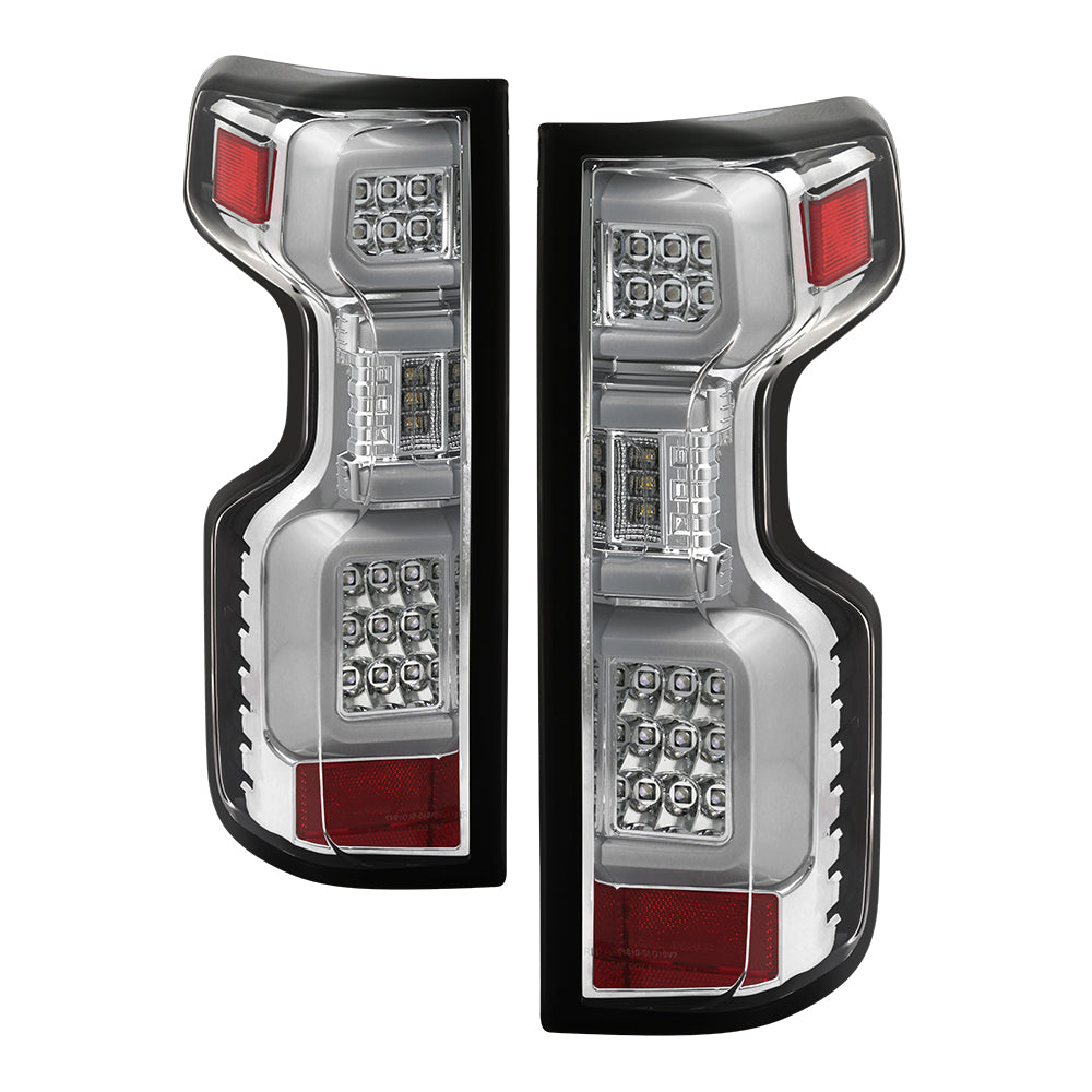 (Spyder) LED Tail Lights - Chrome by Spyder Auto