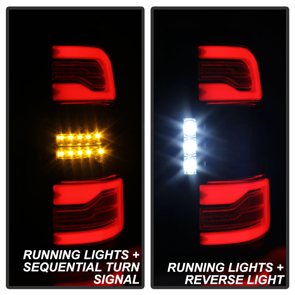 (Spyder) LED Tail Lights - Black by Spyder Auto