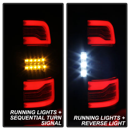 (Spyder) LED Tail Lights - Black by Spyder Auto
