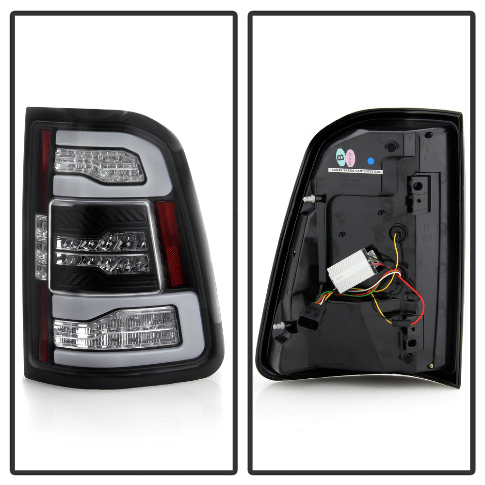 (Spyder) LED Tail Lights - Black by Spyder Auto