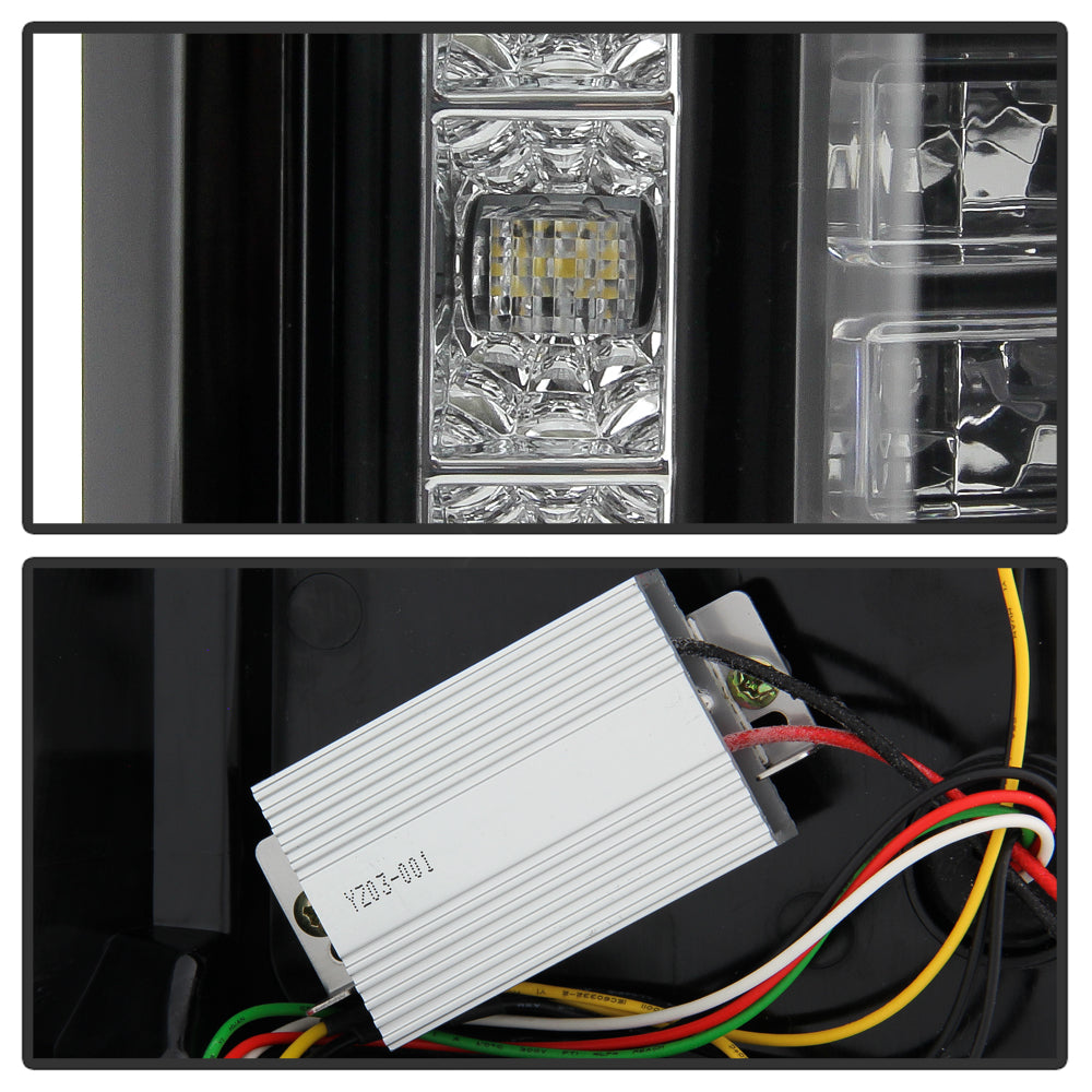 (Spyder) LED Tail Lights - Black by Spyder Auto