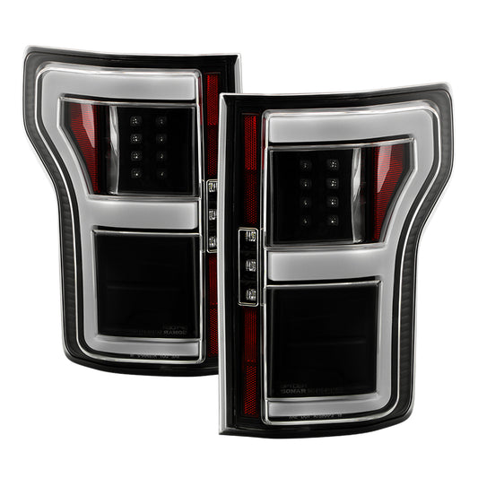 (Spyder) LED Tail Lights - Black by Spyder Auto
